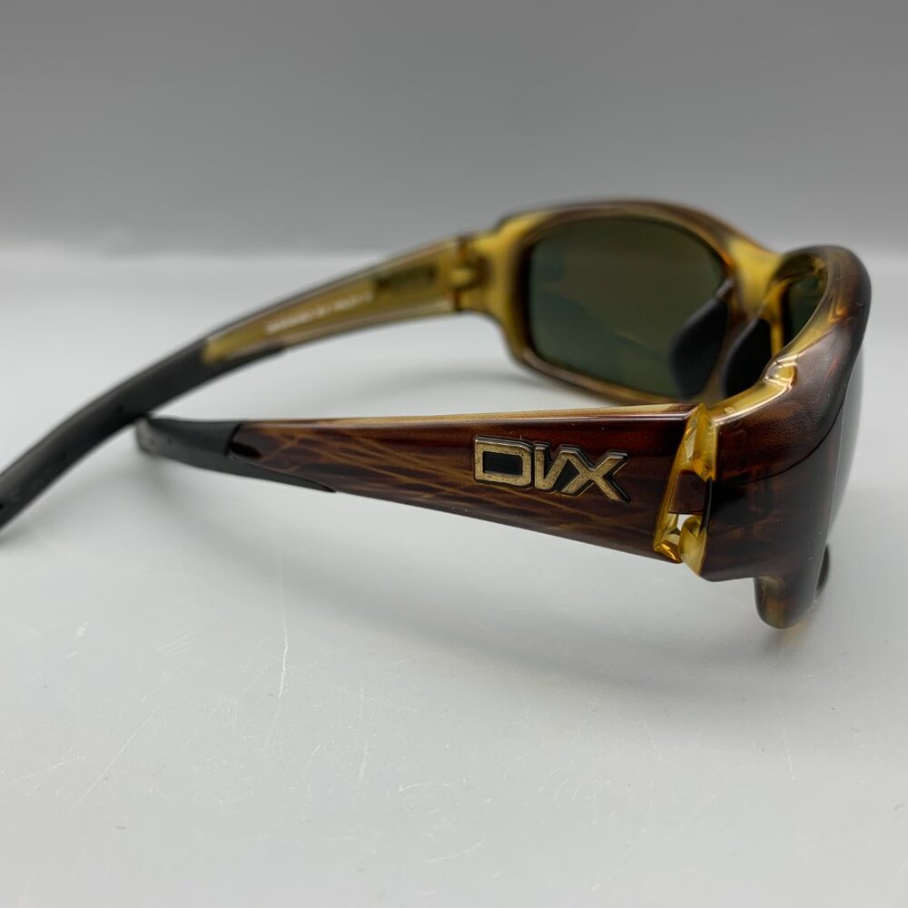 Oculus DVX Wiley-X Men's Brown Wrap Around Sunglasses 64-13-127